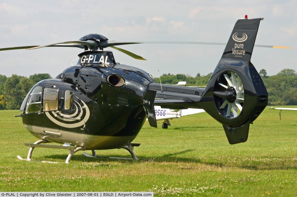 G-PLAL, 2005 Eurocopter EC-135T-2 C/N 0407, Originally owned to, Pure Leisure Air Ltd in June 2006. Currently with Eurocopter UK Ltd since December 2011