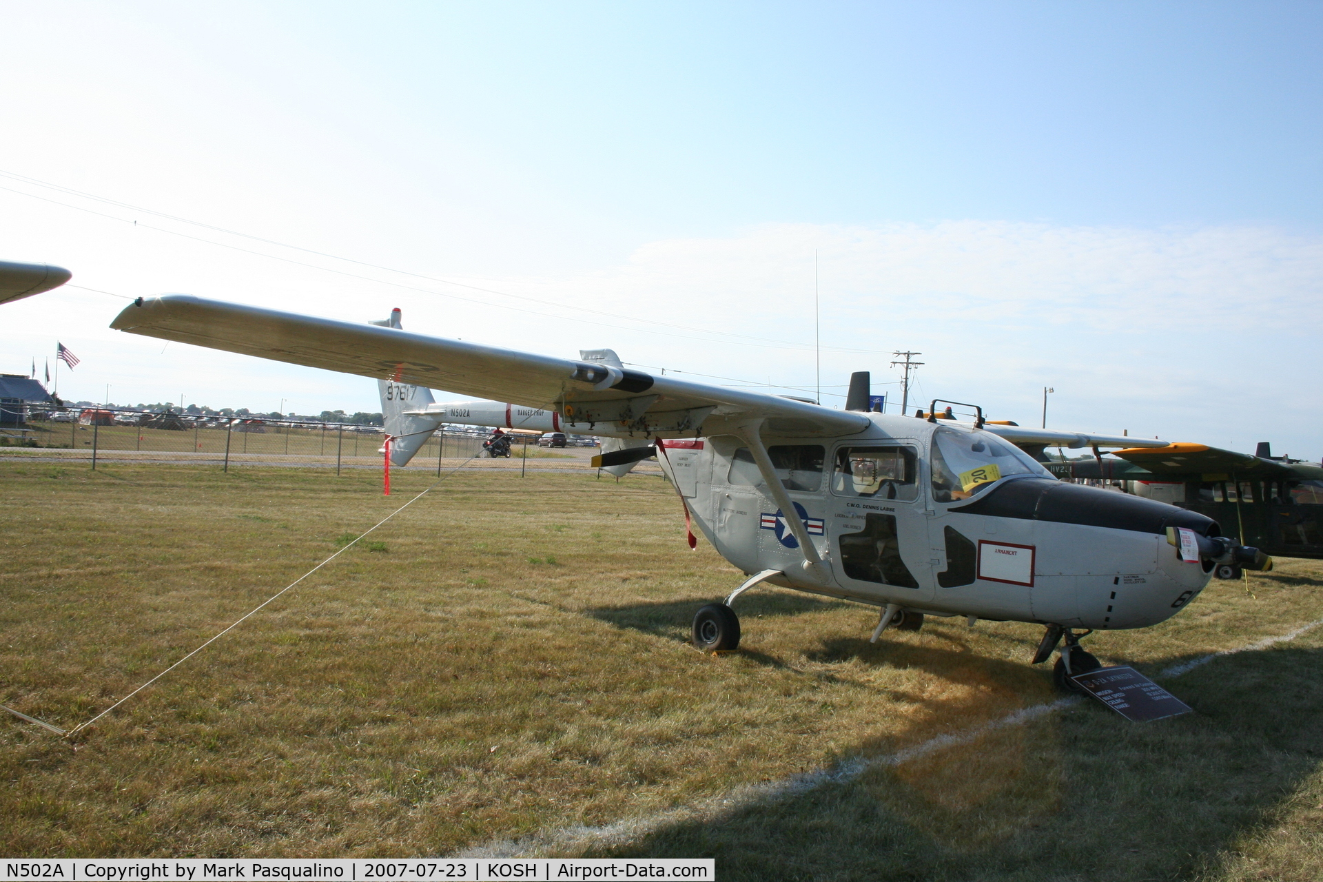 N502A, 1969 Cessna M337B (O-2A) Super Skymaster C/N 337M-0415 (69-7617), Cessna O-2A