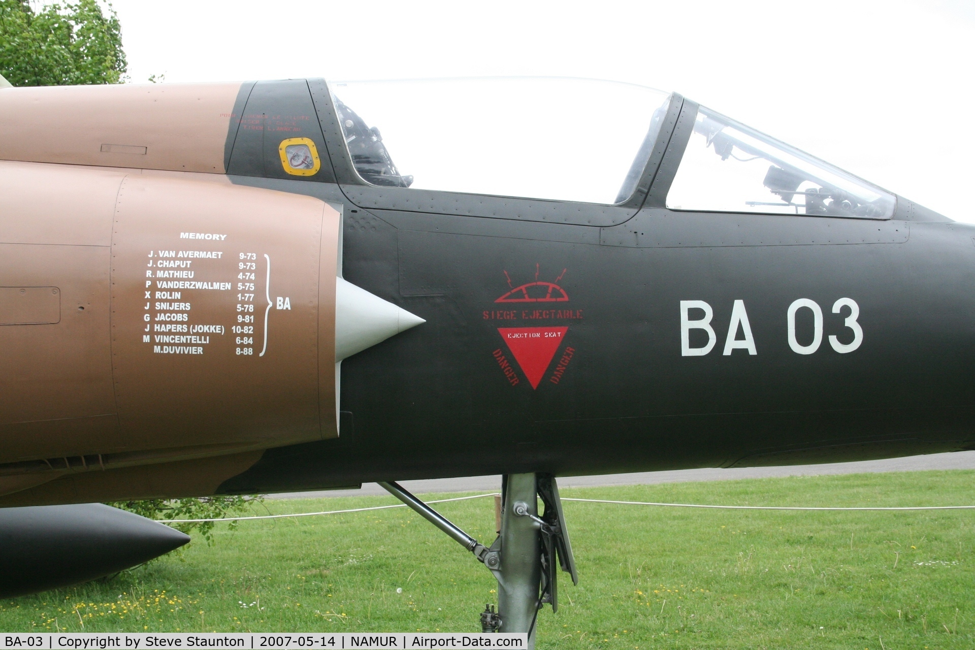 BA-03, SABCA Mirage 5BA C/N 03, Taken on an Aeroprint tour @ Namur