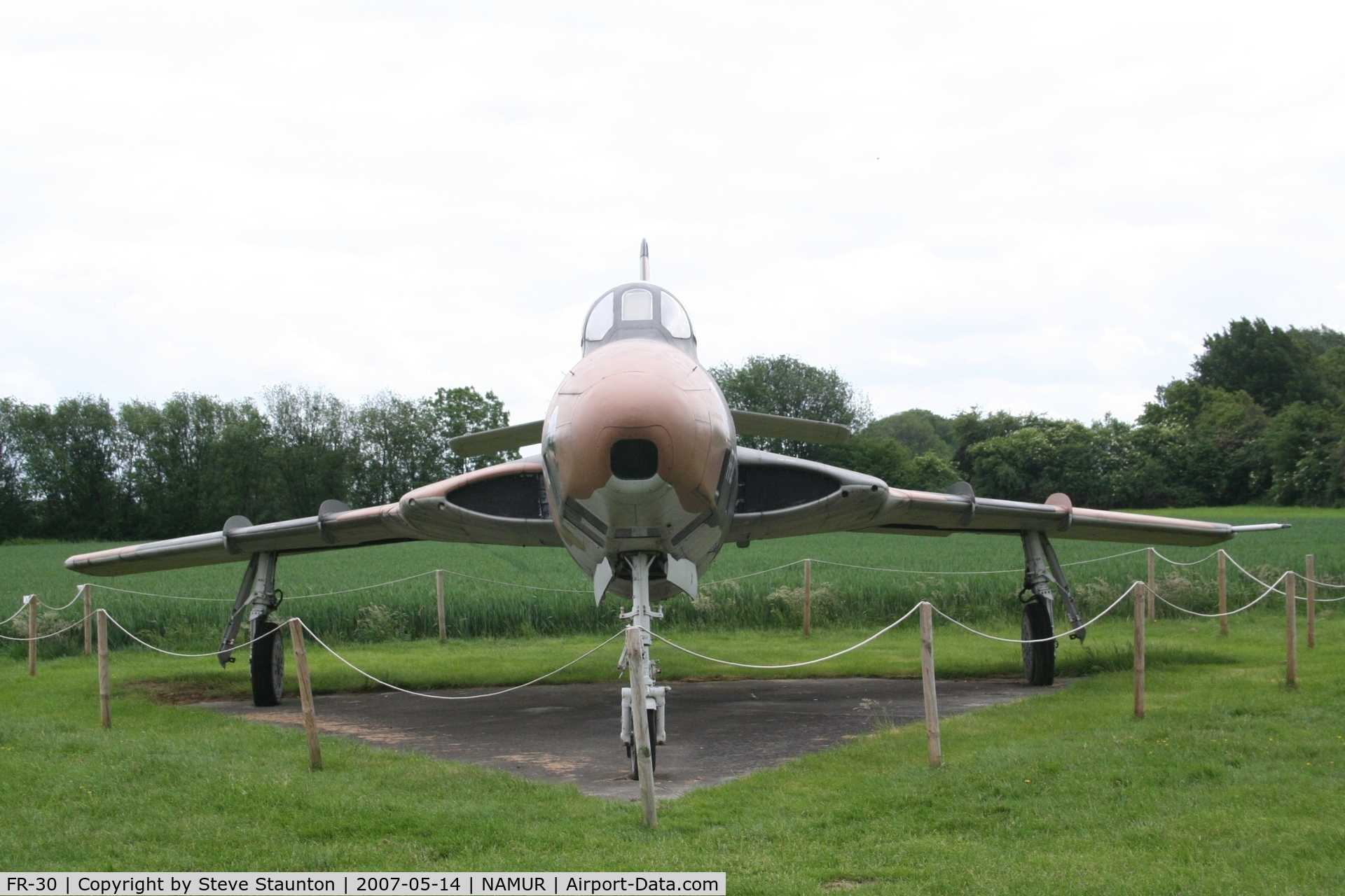 FR-30, Republic RF-84F Thunderflash C/N Not found (51-17015), Taken on an Aeroprint tour @ Namur