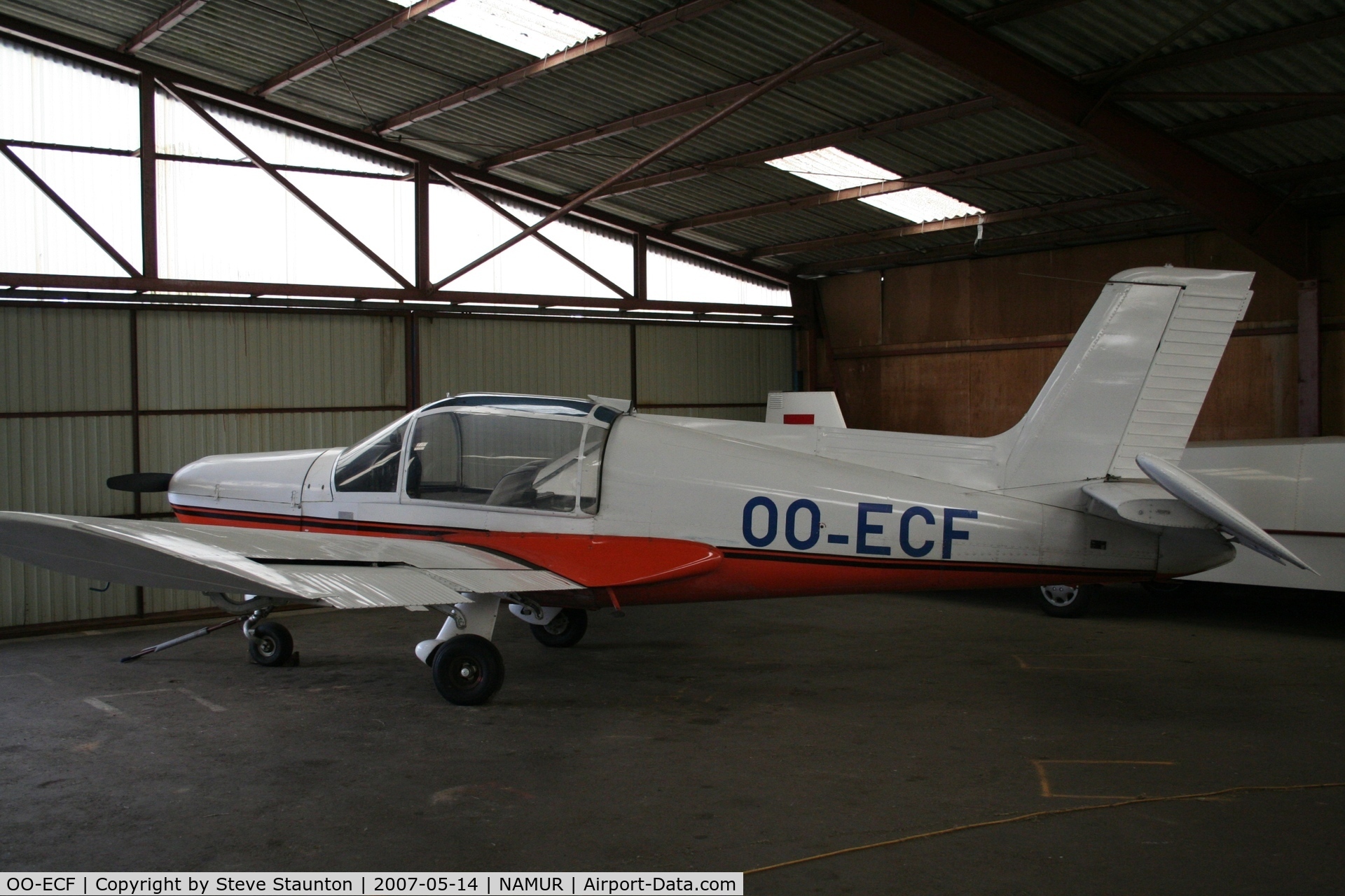 OO-ECF, Socata MS-883 Rallye 115 C/N 1549, Taken on an Aeroprint tour @ Namur