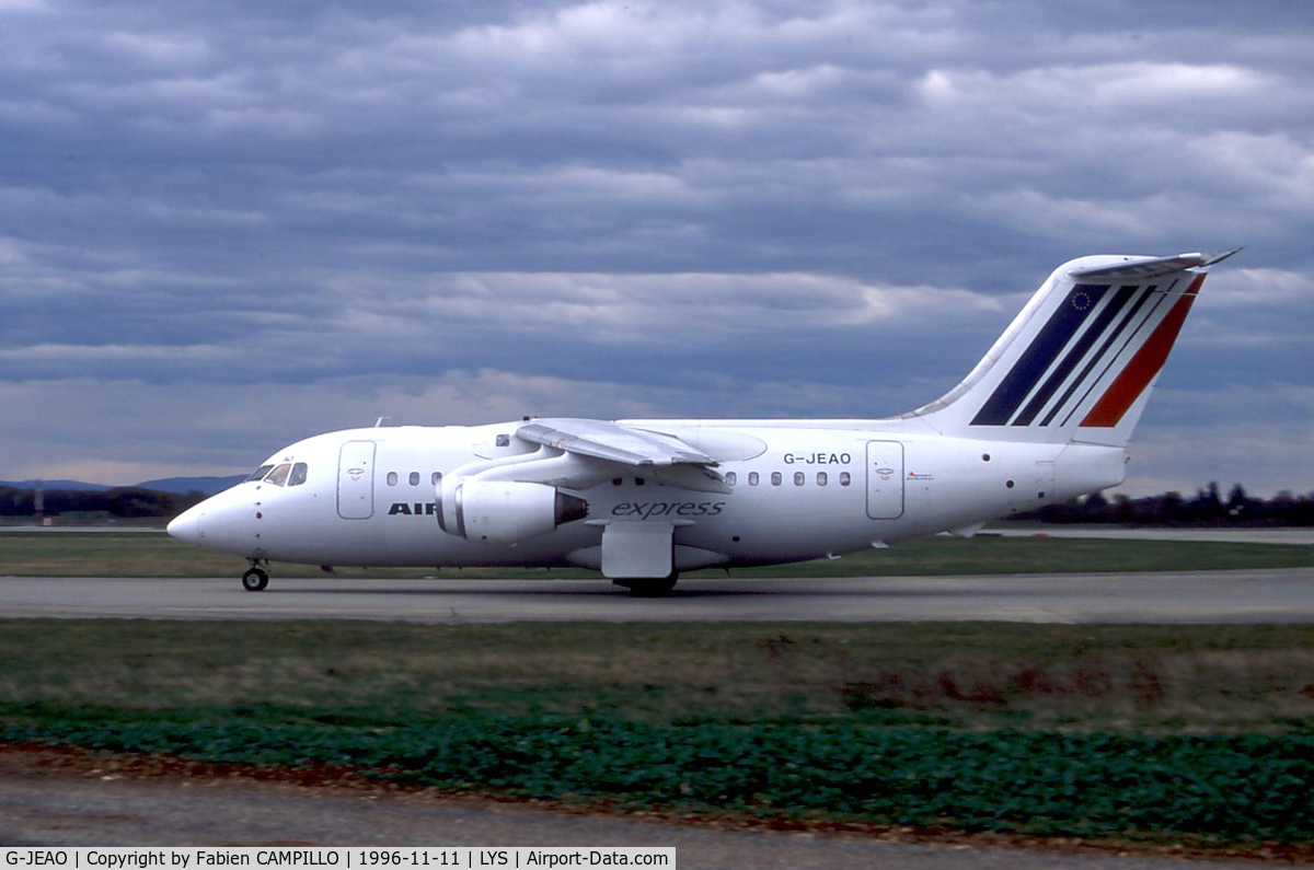 G-JEAO, 1983 British Aerospace BAe.146-100 C/N E1010, Air France Express - Jersey European