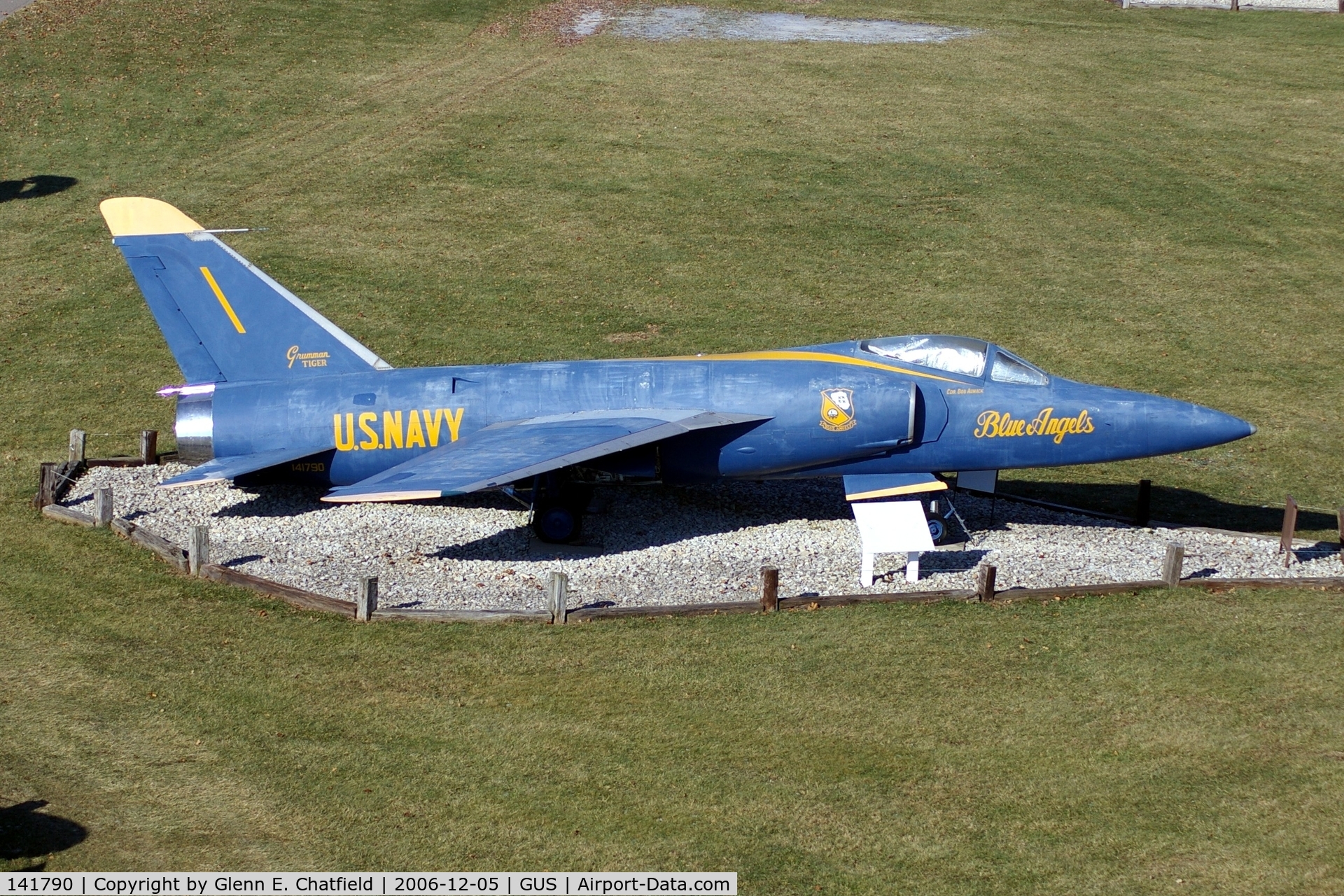 141790, Grumman F11F-1 Tiger C/N 107, F11F-1/F-11A at the Grissom AFM Museum