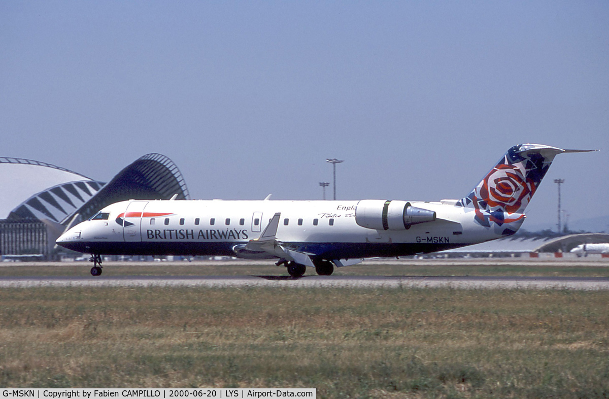 G-MSKN, 1998 Bombardier CRJ-200LR (CL-600-2B19) C/N 7283, British Airways - Maersk Air