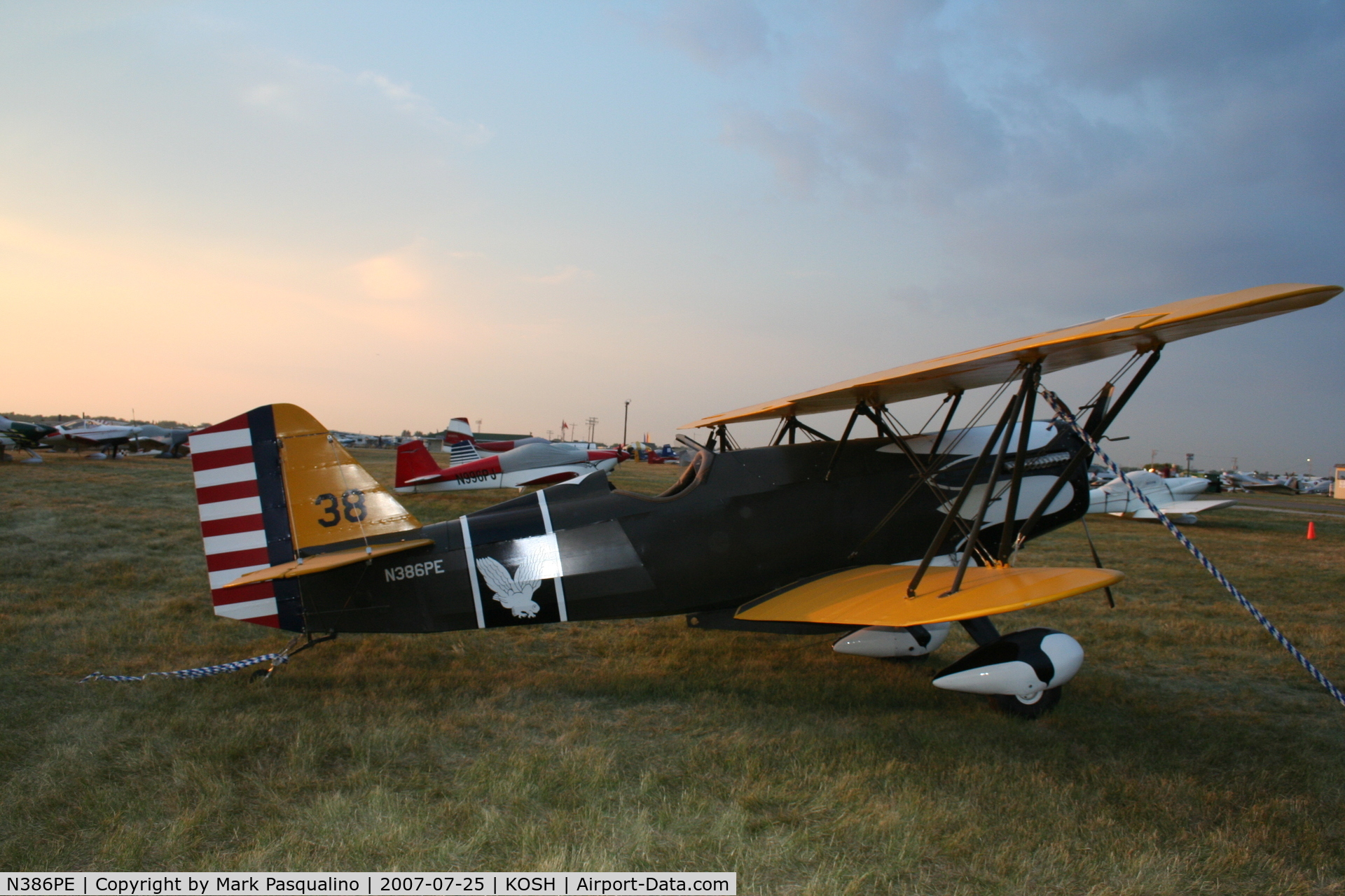 N386PE, 2007 Roof Keith A CURTIS HAWK P6E C/N 32-238, Curtis Hawk P6E