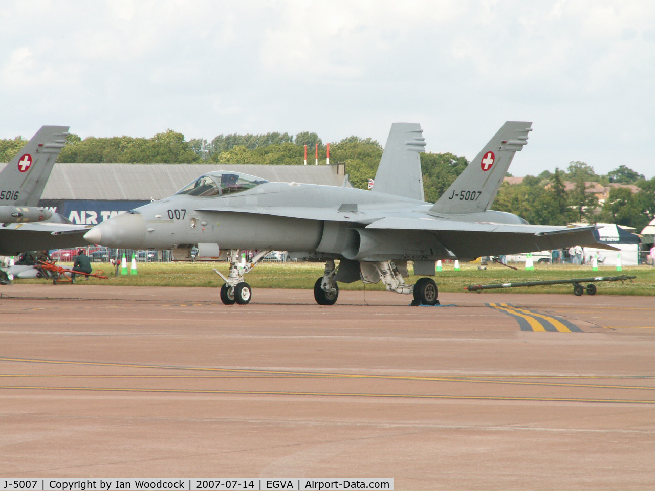 J-5007, McDonnell Douglas F/A-18C Hornet C/N 1335/SFC007, F/A-18C/Swiss AF/RIAT Fairford