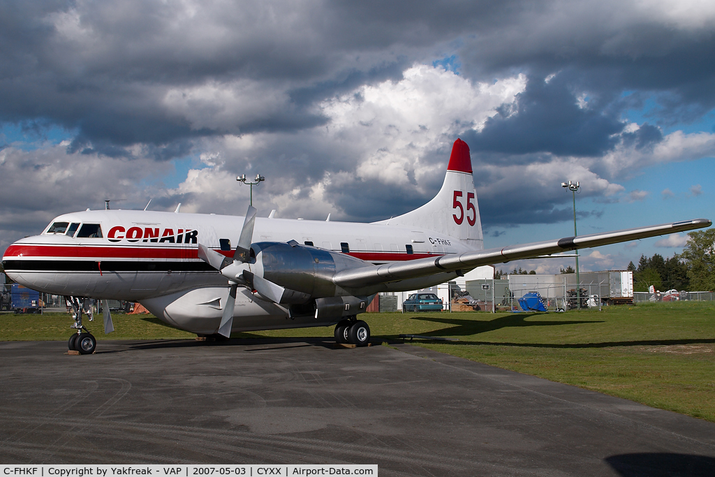 C-FHKF, 1955 Convair CV-440-12 (CV-580) C/N 374, Conair Convair 580