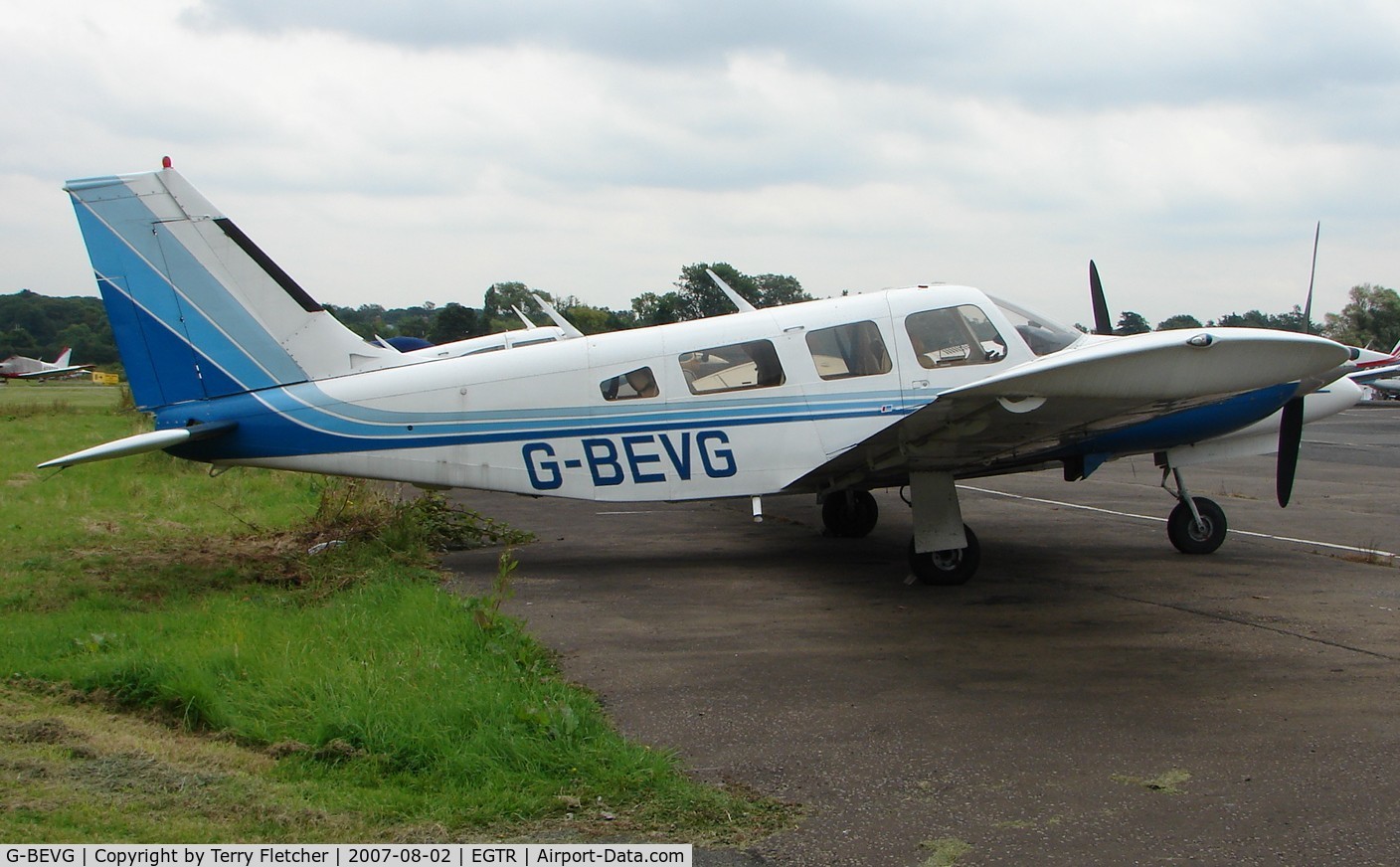 G-BEVG, 1975 Piper PA-34-200T Seneca II C/N 34-7570060, Pa-34-200T