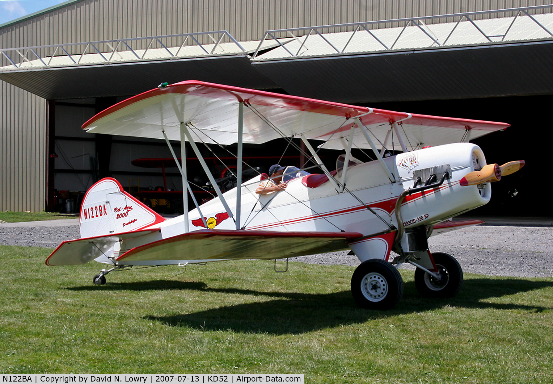 N122BA, Bel-aire Aviation Inc 2000 C/N 001, N112BA at KD52.