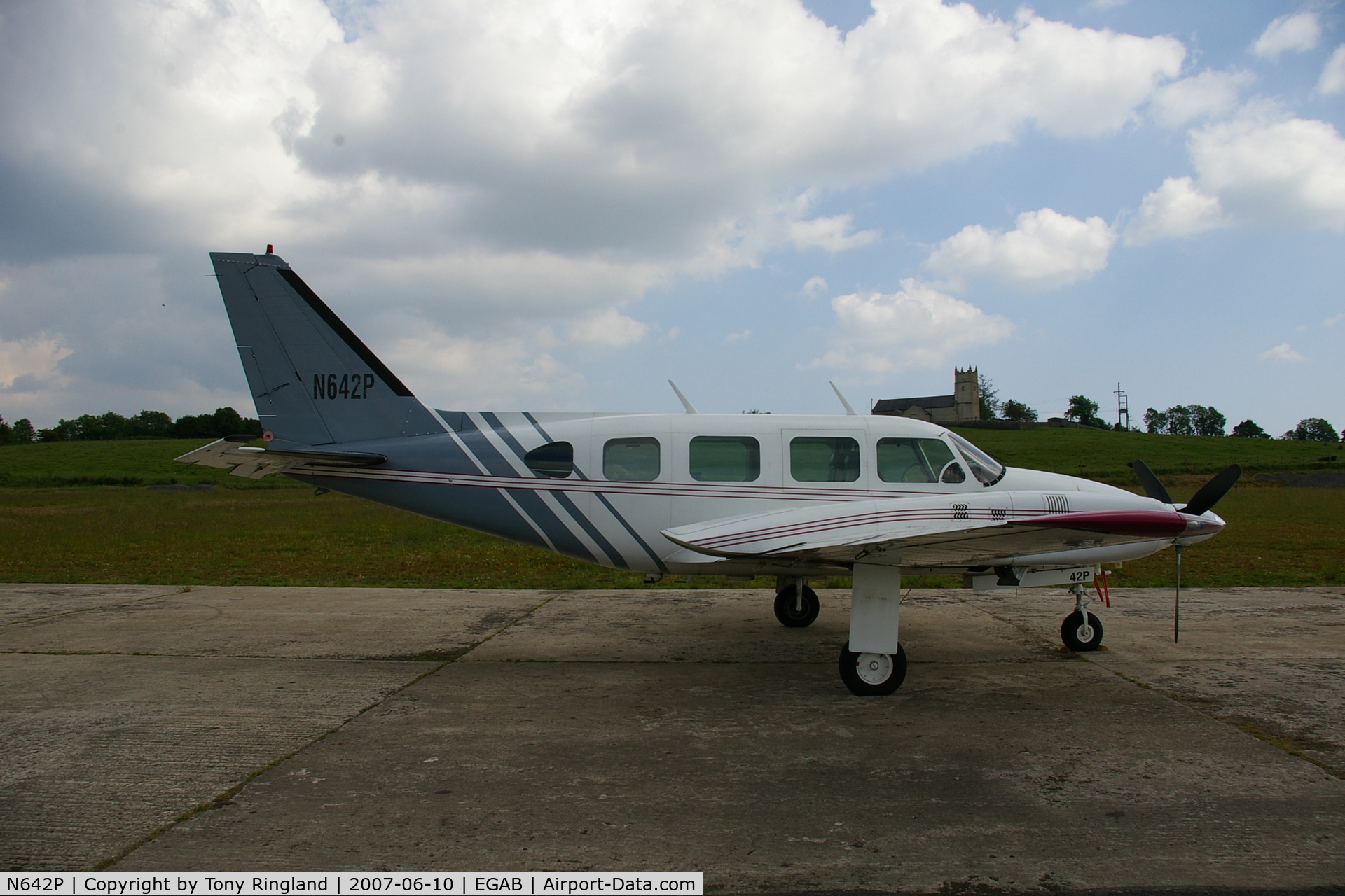 N642P, 1971 Piper PA-31-310 Navajo Navajo C/N 31-761, Navajo at Enniskillen