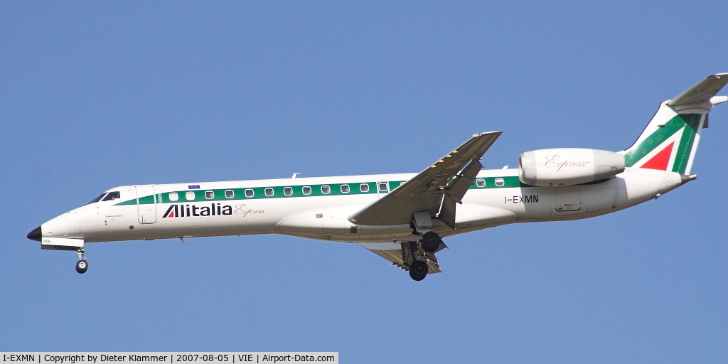 I-EXMN, 2003 Embraer ERJ-145LR (EMB-145LR) C/N 145750, Alitalia Express Embraer 145