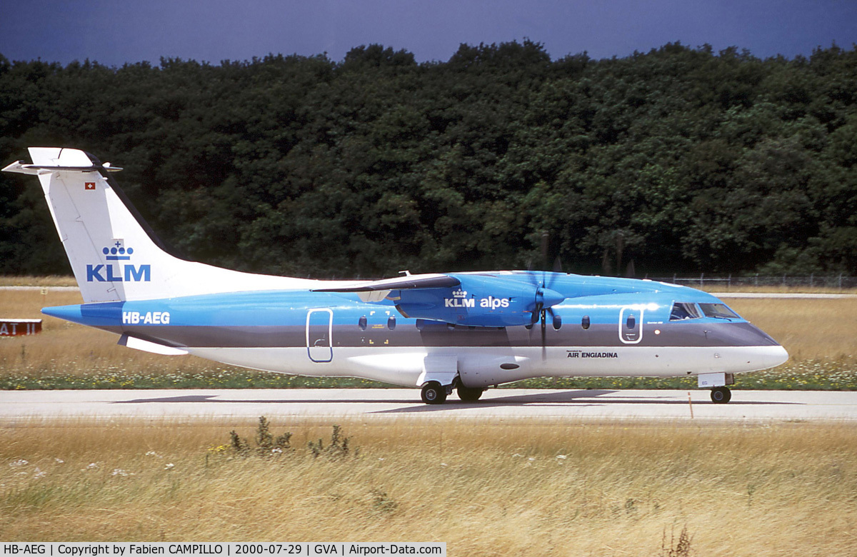HB-AEG, 1994 Dornier 328-110 C/N 3011, KLM Alps