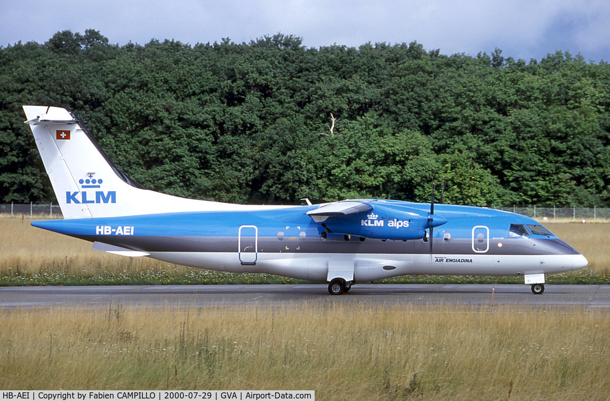 HB-AEI, 1995 Dornier 328-110 C/N 3041, KLM Alps