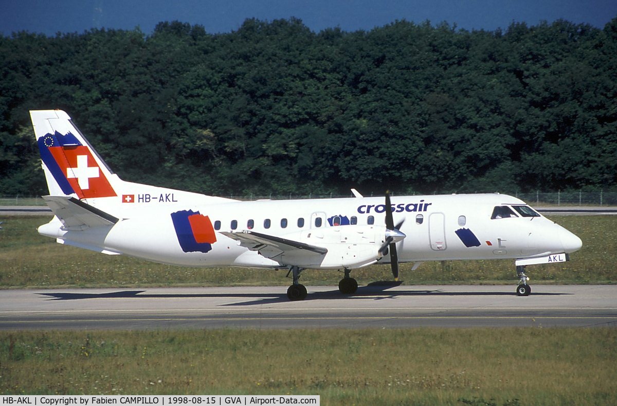 HB-AKL, 1990 Saab 340B C/N 340B-215, Crossair