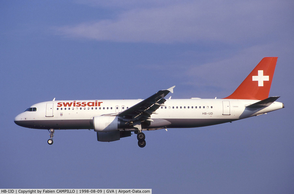 HB-IJD, 1995 Airbus A320-214 C/N 553, Swissair