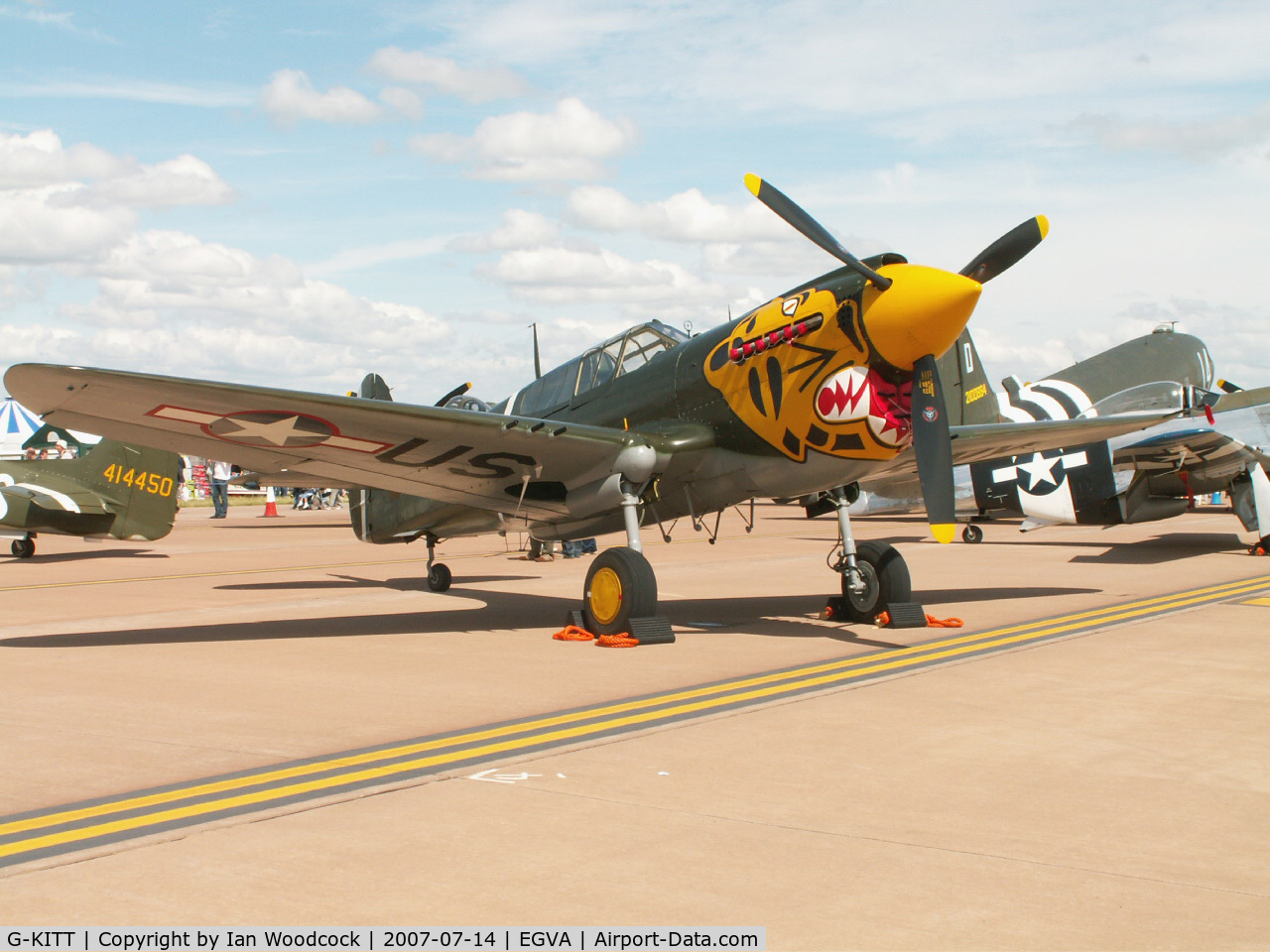 G-KITT, 1943 Curtiss P-40M Warhawk C/N 27490, Curtiss P-40M/Hangar 11 collection/RIAT Fairford