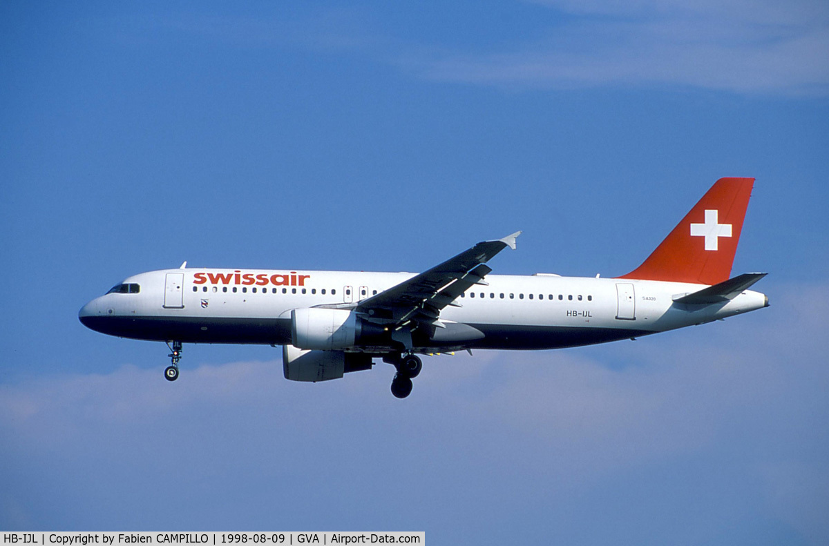 HB-IJL, 1996 Airbus A320-214 C/N 603, Swissair