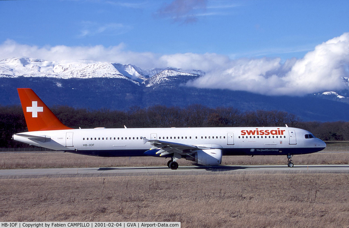 HB-IOF, 1995 Airbus A321-111 C/N 541, Swissair