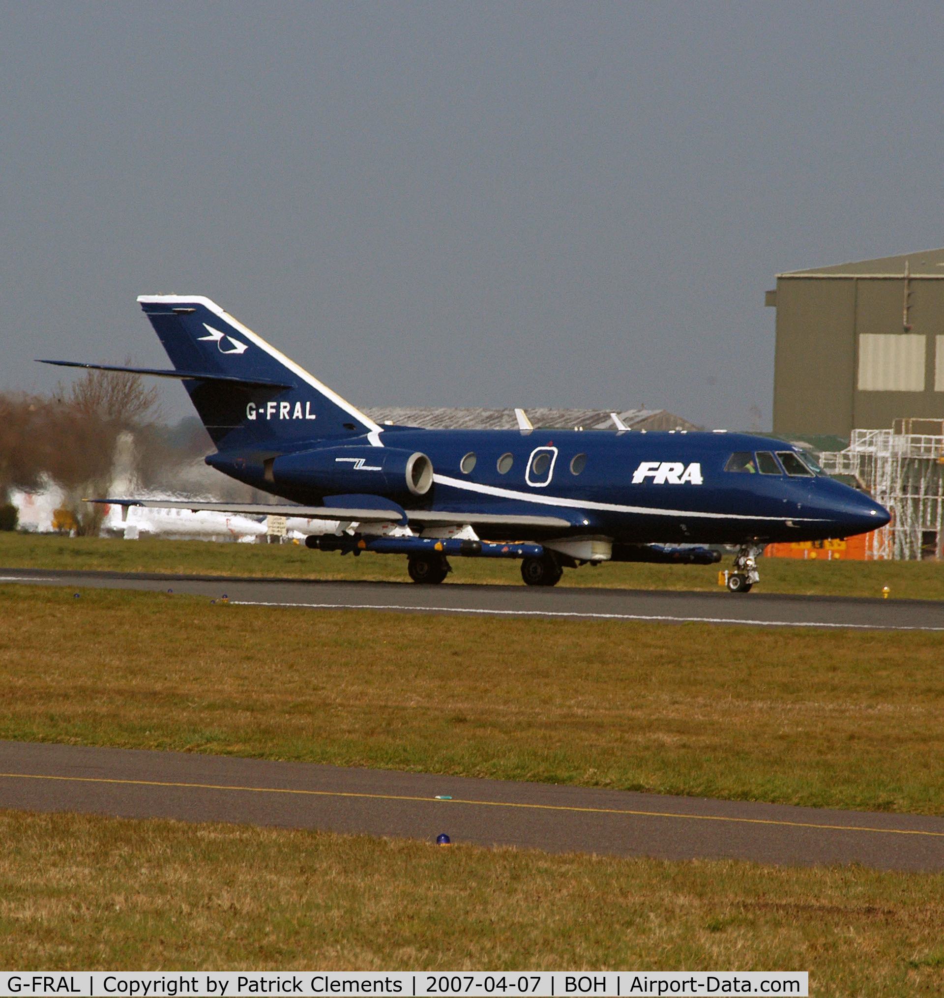 G-FRAL, 1968 Dassault Falcon (Mystere) 20DC C/N 151, RETURNING TO BASE