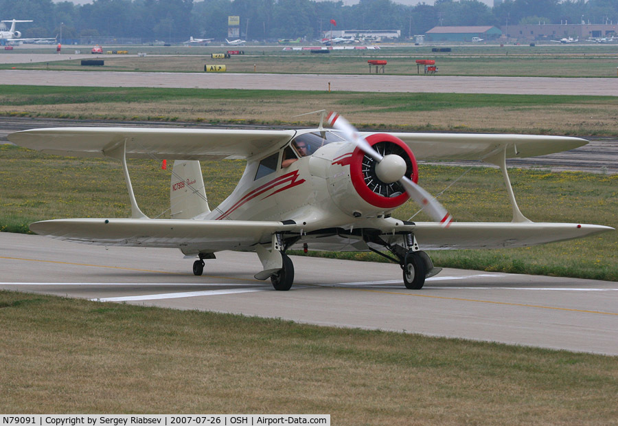 N79091, 1941 Beech D17S Staggerwing C/N 1020, EAA AirVenture 2007