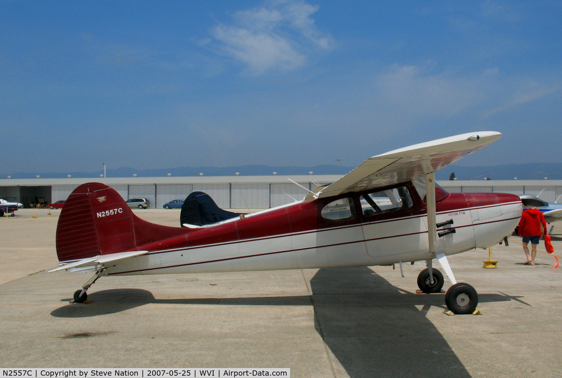 N2557C, 1954 Cessna 170B C/N 26201, Locally-based 1954 Cessna 170B @ Watsonville, CA airshow