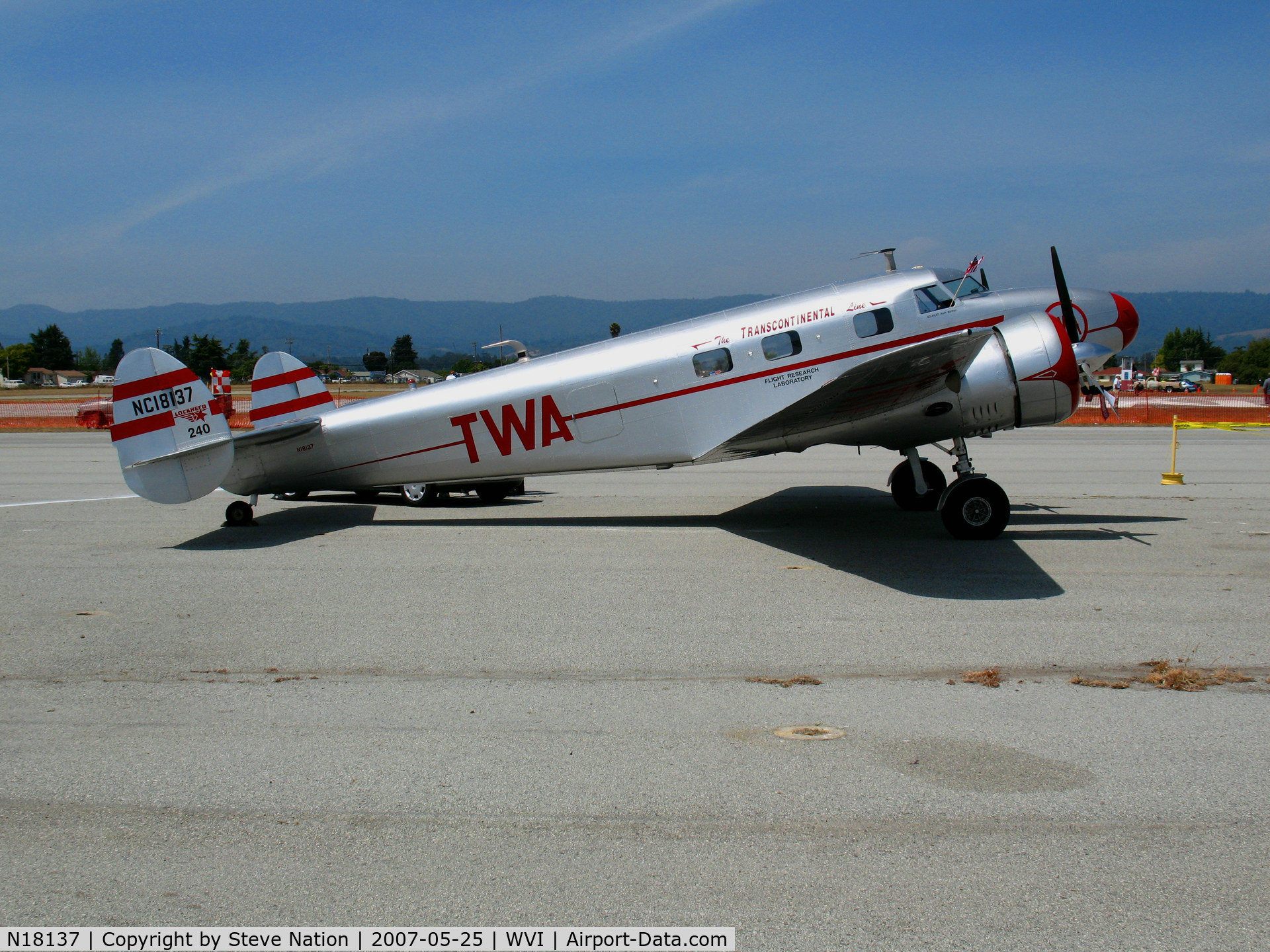 N18137, 1937 Lockheed 12A Electra Junior C/N 1229, Always a crowd pleaser TWA 1937 Lockheed 12A  as 