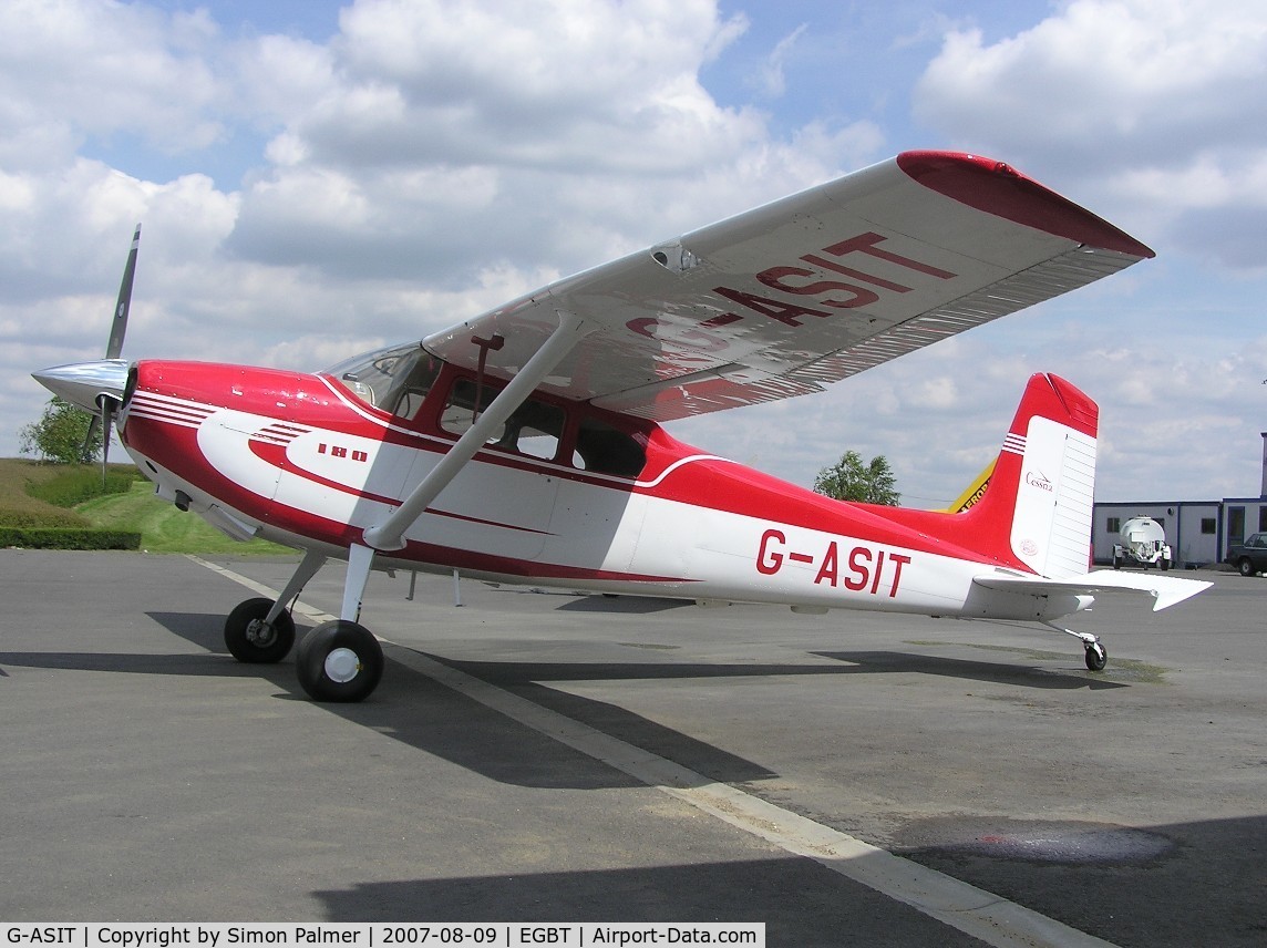 G-ASIT, 1956 Cessna 180 C/N 32567, Cessna 180 based at Turweston