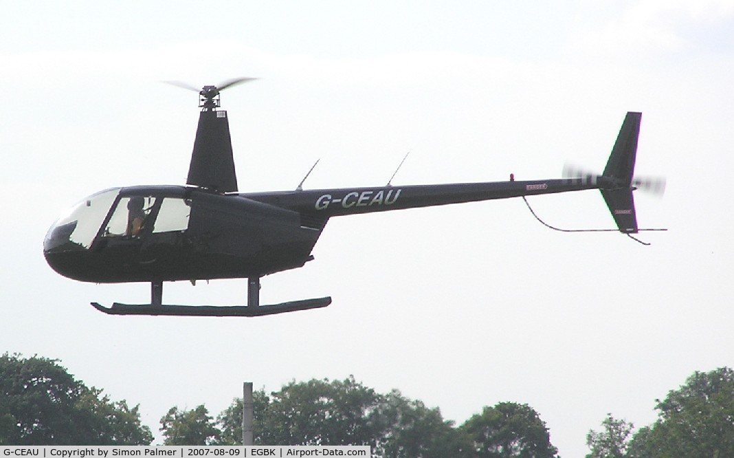 G-CEAU, 2006 Robinson R44 Raven II C/N 11311, R44 at Sywell