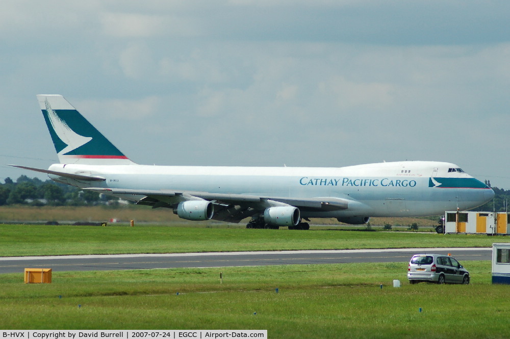 B-HVX, 1990 Boeing 747-267F/SCD C/N 24568, Cathay Pacific Cargo - Taxiing