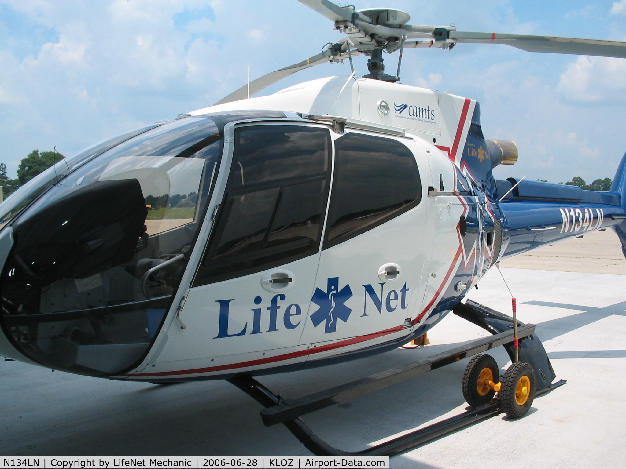 N134LN, 2005 Eurocopter EC-130B-4 (AS-350B-4) C/N 3985, Medical Helicopter in use in London, KY