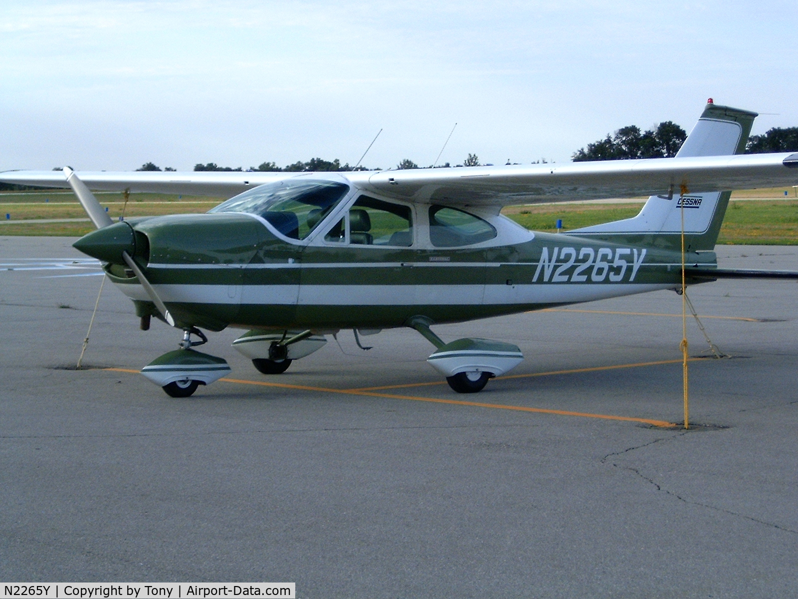N2265Y, 1967 Cessna 177 Cardinal C/N 17700065, Tied down at LJF