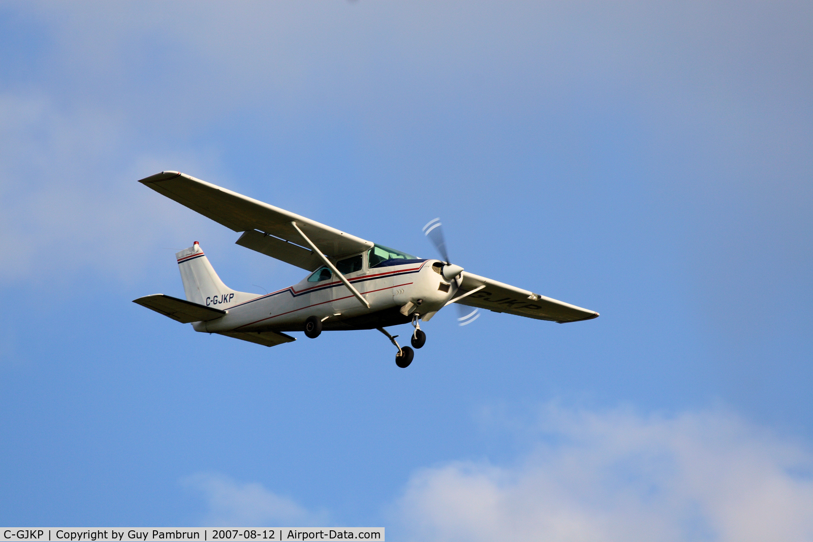 C-GJKP, 1965 Cessna 182H Skylane C/N 18255859, Just took off