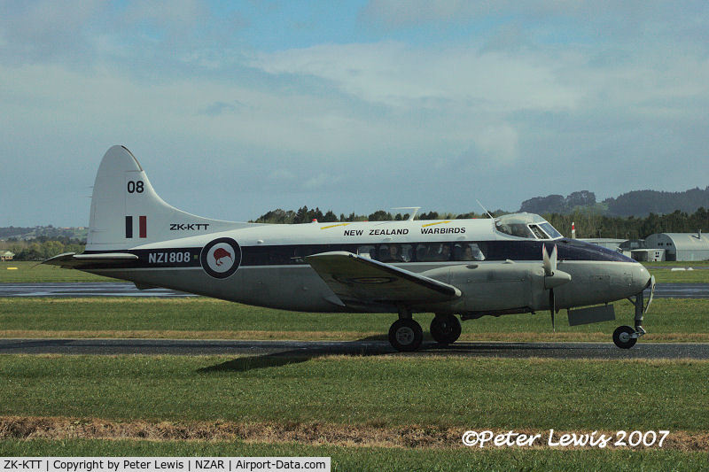 ZK-KTT, 1951 De Havilland DH-104 Dove 1B C/N 04324, ex-RNZAF NZ1808