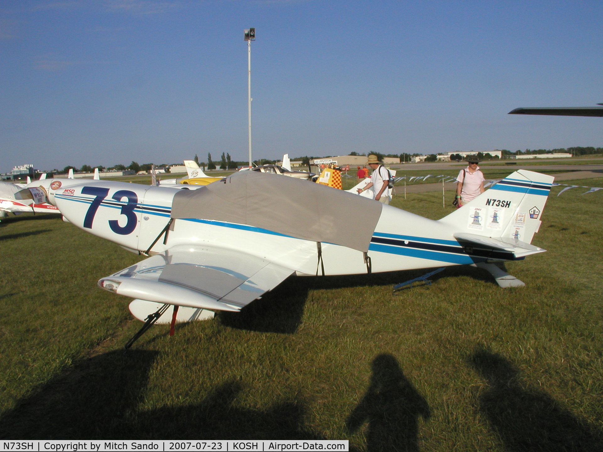 N73SH, 1991 Stoddard-Hamilton Glasair SH-2 C/N 619, EAA AirVenture 2007.