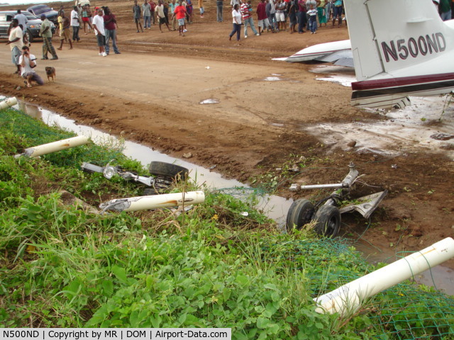 N500ND, Gates Learjet Corp. 35A C/N 351, Damage