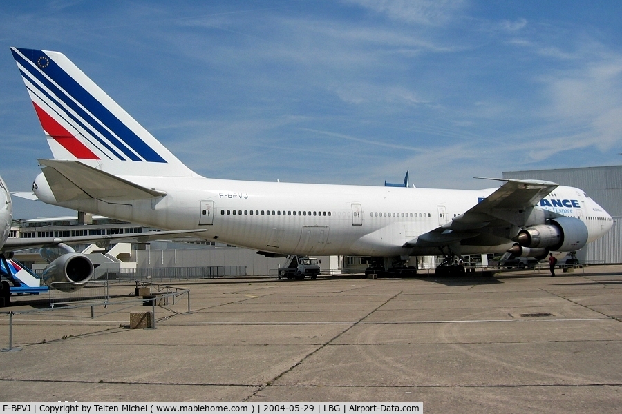 F-BPVJ, 1972 Boeing 747-128 C/N 20541, Wearing the livery of Air France F-BPVJ is part of the collection of the Air Museum from le Bourget