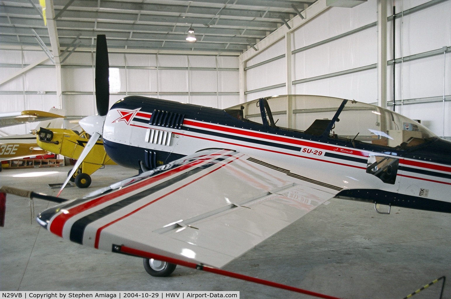 N29VB, 1993 Sukhoi Su-29 C/N 76-02, Tighter Cockpit