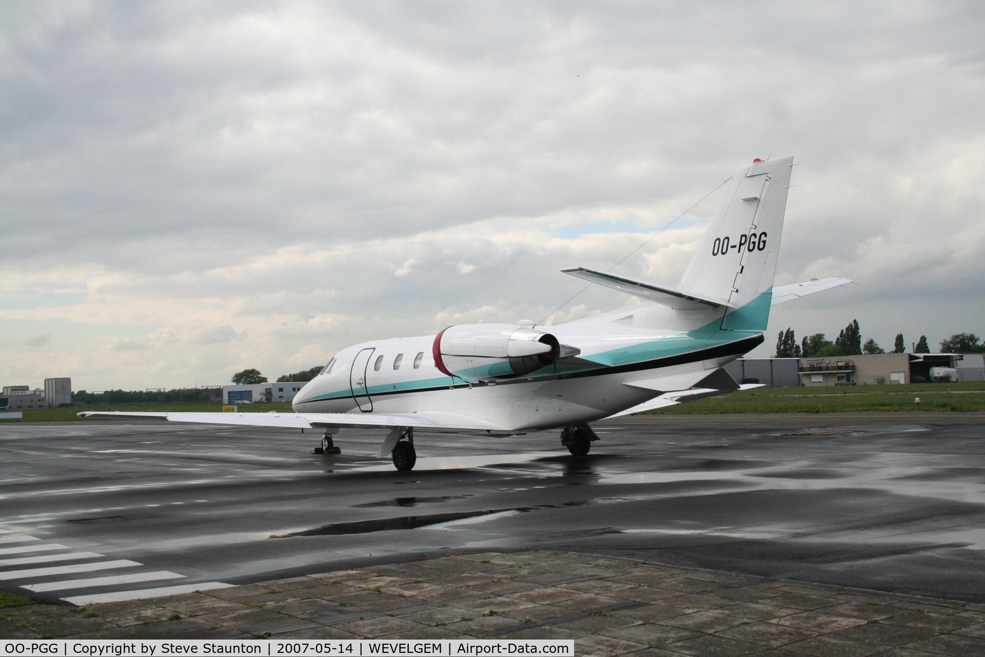 OO-PGG, 2002 Cessna 560XL Citation Excel C/N 560-5230, Taken on a recent Aeroprint tour @ Wevelgem
