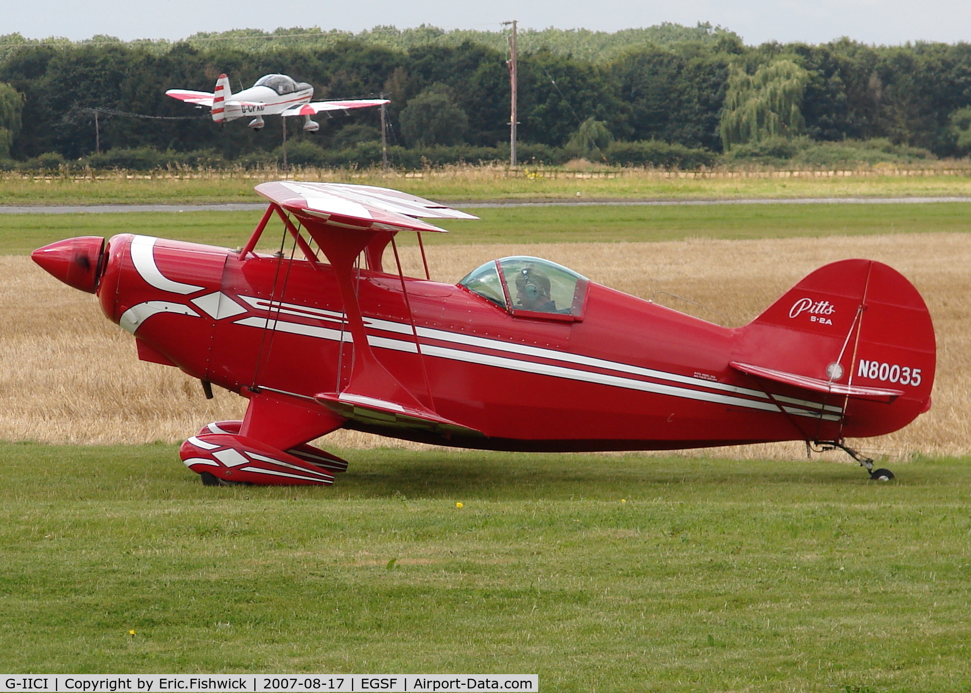 G-IICI, 1998 Aviat Pitts S-2C Special C/N 6017, 1. N80035 at Conington Aerobatics Competition