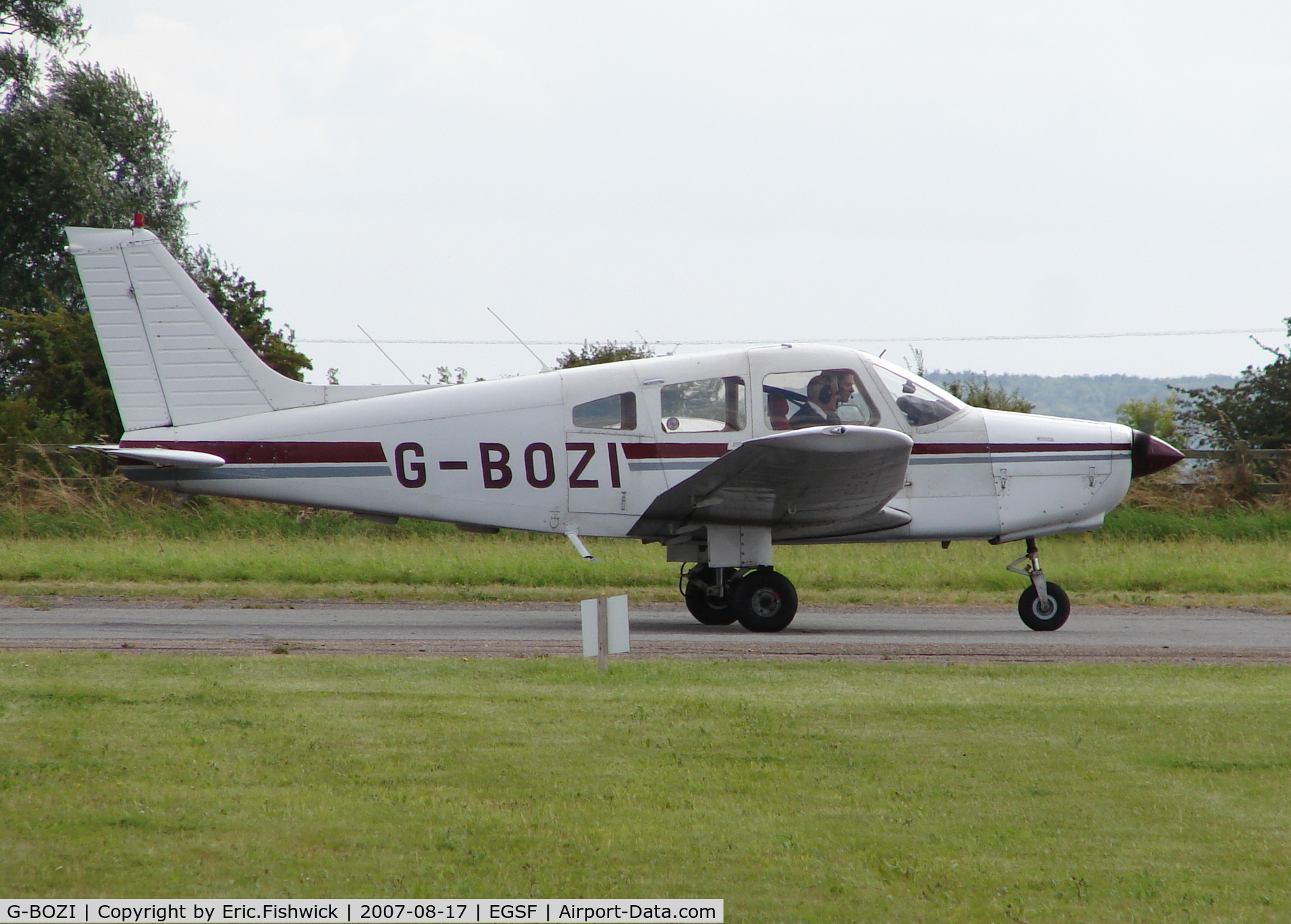 G-BOZI, 1981 Piper PA-28-161 C/N 28-8116120, 2. G-BOZI at Conington