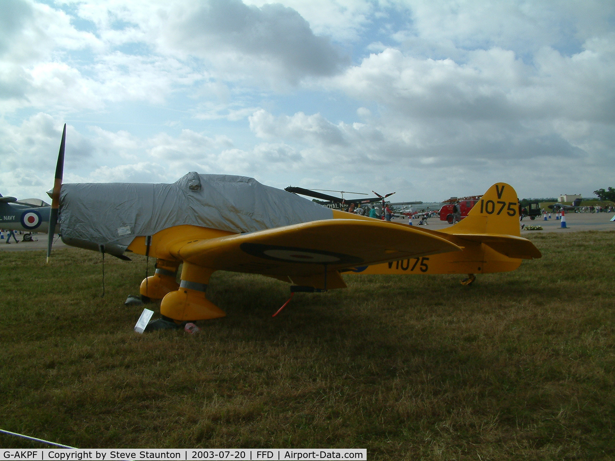 G-AKPF, 1941 Miles M14A Hawk Trainer 3 C/N 2228, Royal International Air Tattoo 2003