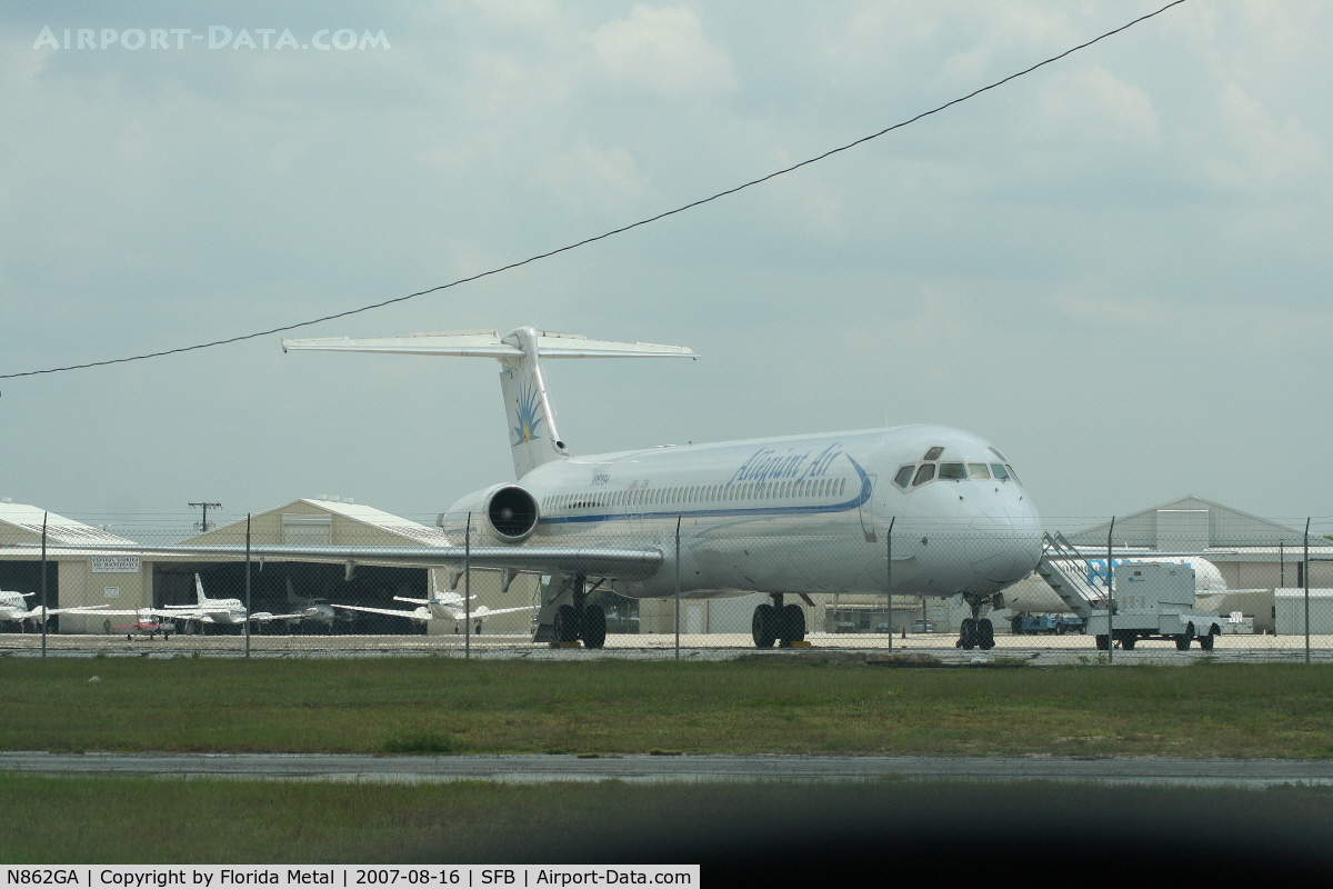 N862GA, 1987 McDonnell Douglas MD-83 (DC-9-83) C/N 49556, Allegiant Air