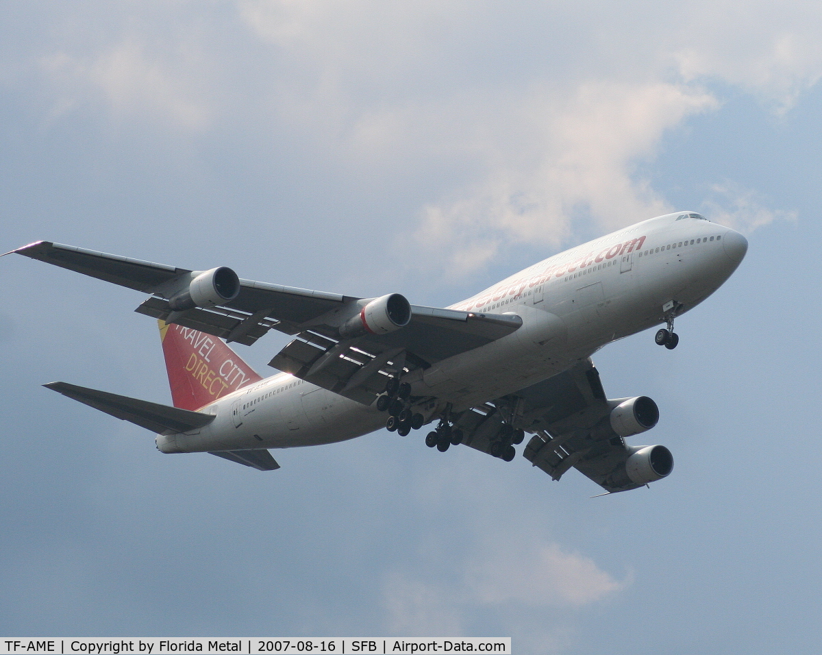 TF-AME, 1984 Boeing 747-312 C/N 23032, Travel City Direct