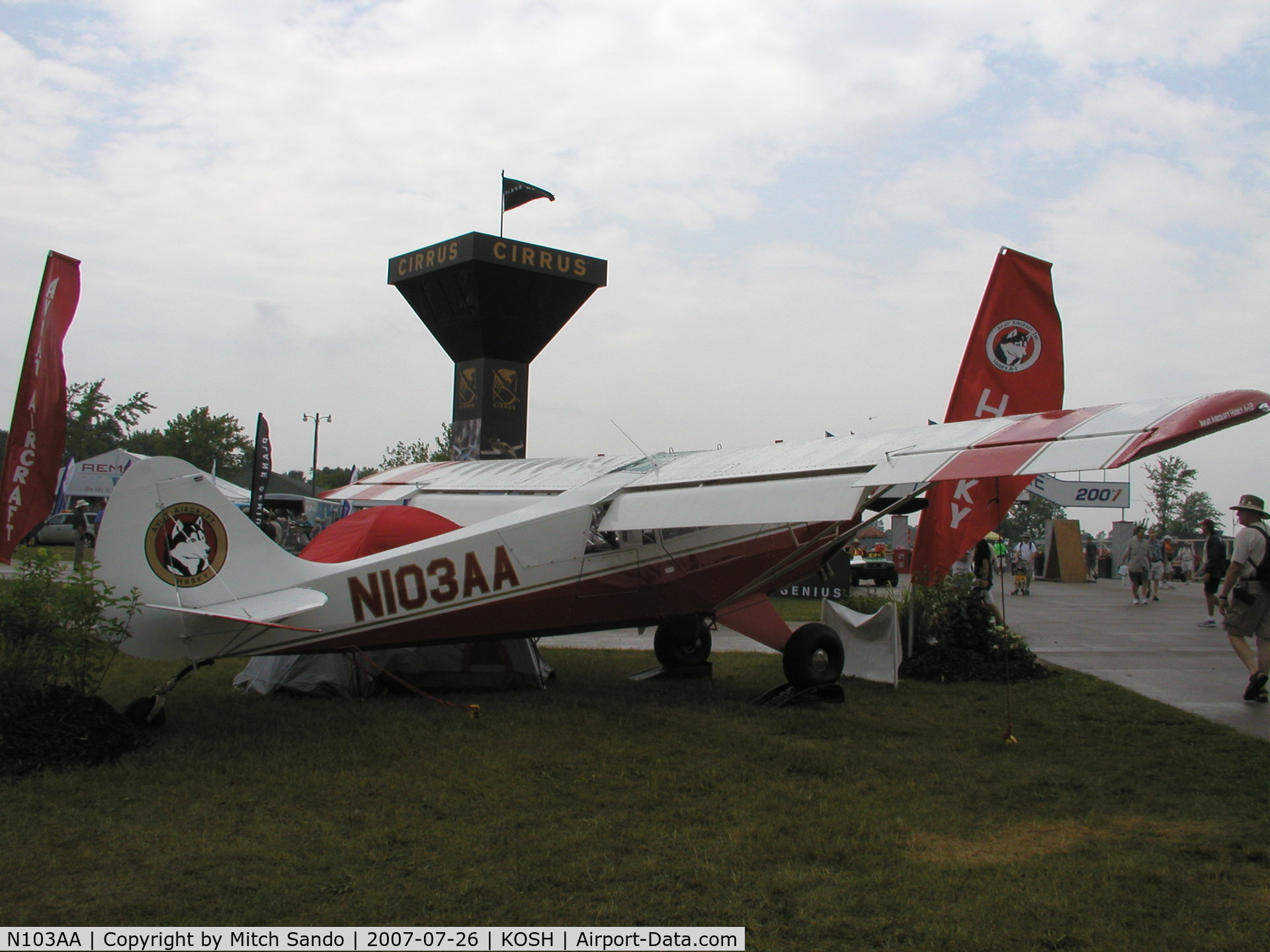 N103AA, 2007 Aviat A-1B Husky C/N 2411, EAA AirVenture 2007.