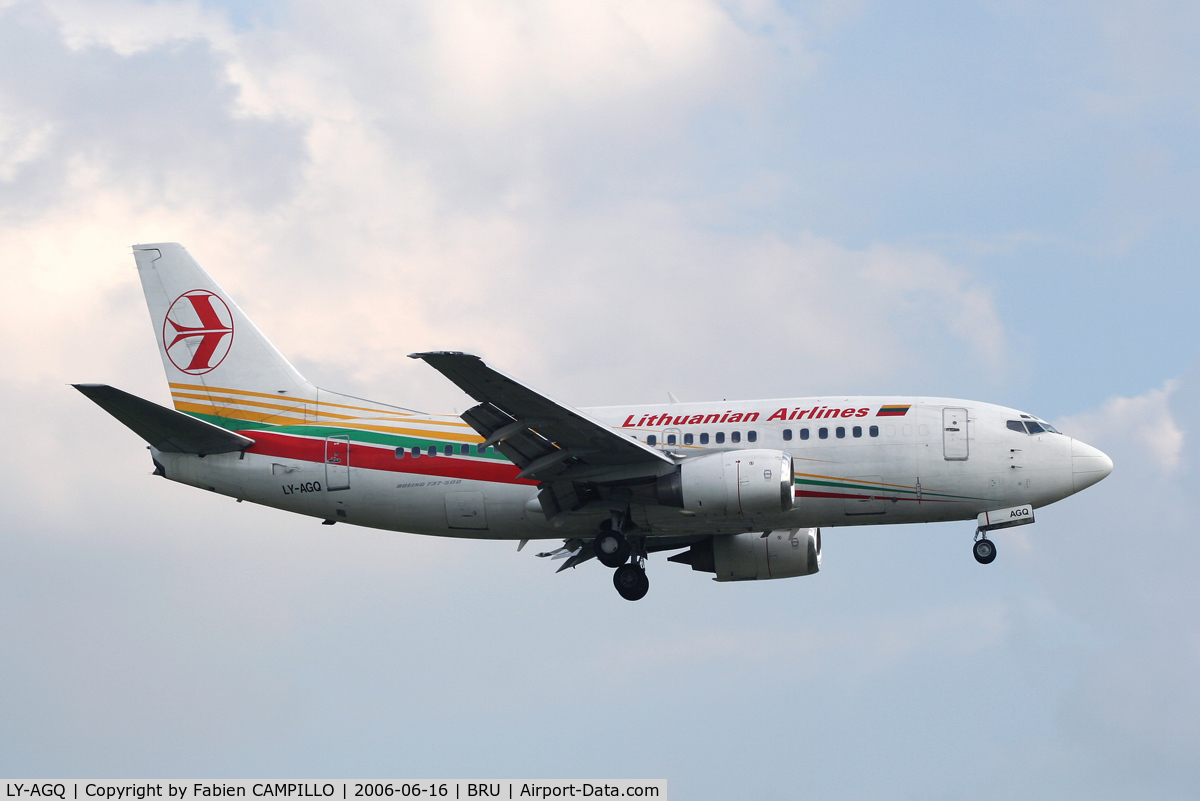 LY-AGQ, 1995 Boeing 737-524 C/N 26339, lithuanian Airlines