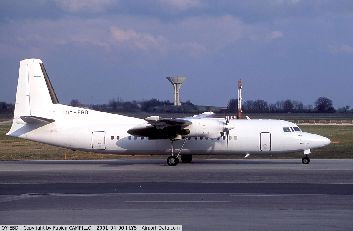 OY-EBD, 1988 Fokker 50 C/N 20118, Fokker 50 20119