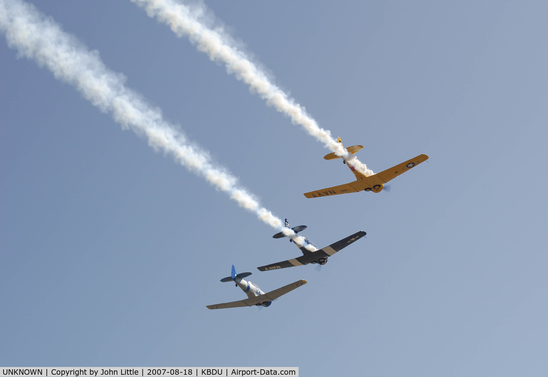 UNKNOWN, , Formation Fly over Boulder Airport Open House