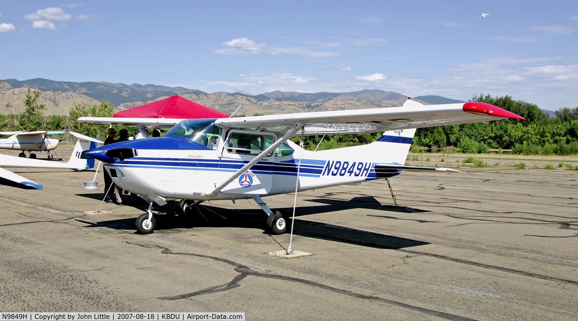 N9849H, 1981 Cessna 182R Skylane C/N 18268068, CAP Cessna at Boulder Open House