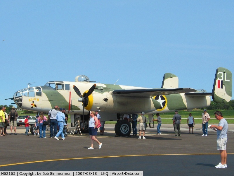 N62163, 1944 North American B-25J Mitchell Mitchell C/N 108-47451, Wings of Victory Airshow - Lancaster, OH