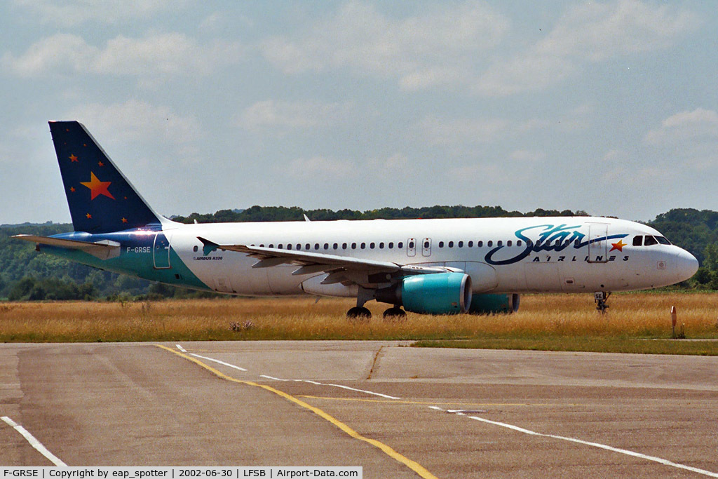 F-GRSE, 1997 Airbus A320-214 C/N 657, on taxiway bravo